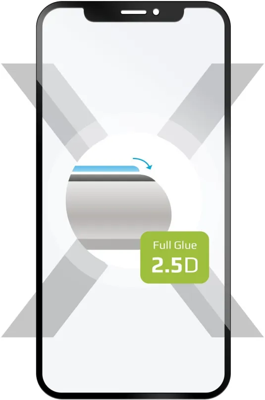 Ochranné sklo FIXED FullGlue-Cover pre Xiaomi Redmi Note 9 4G/9 Power čierne