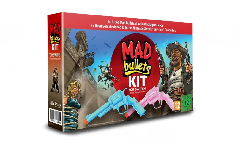 Hra na konzole Mad Bullets Kit - hra a súprava príslušenstva pre Nintendo Switch