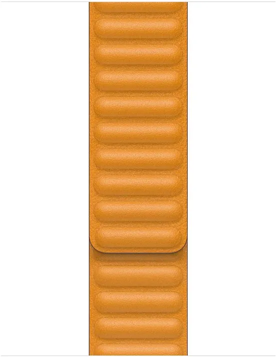 Remienok Apple 40mm nechtíkový oranžový kožený ťah - malý
