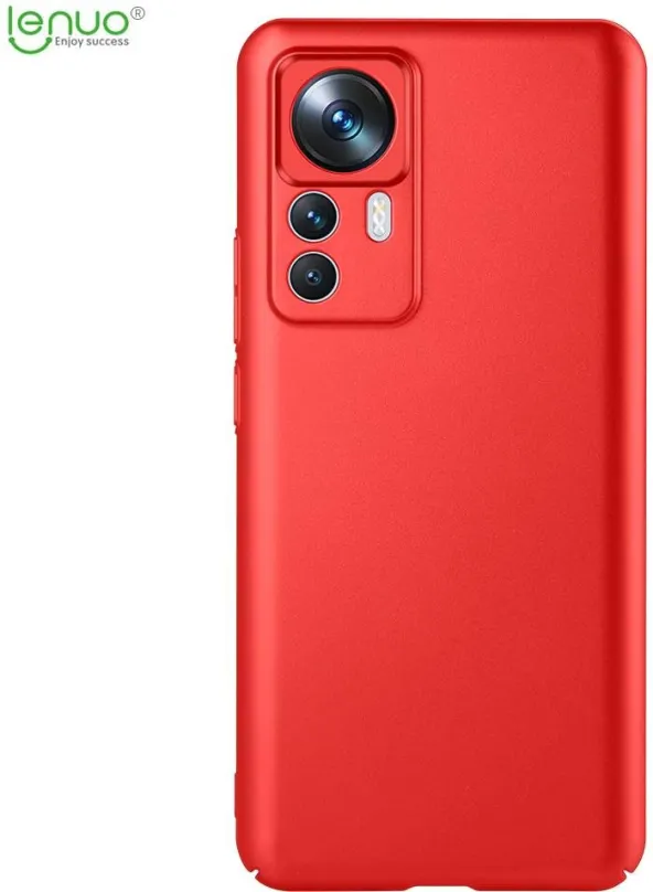 Kryt na mobil Lenuo Leshield obal pre Xiaomi 12T Pro, červená