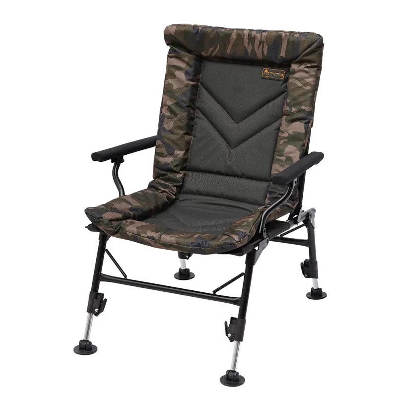 Prologic Kreslo Avenger Comfort Camo Chair W/Armrests & Covers