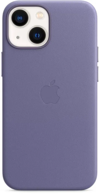 Kryt na mobil Apple iPhone 13 mini Kožený kryt s MagSafe orgovánovo purpurový