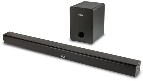 SoundBar AKAI ASB-6WSW, 2.1, s výkonom 70 W, aktívny bezdrôtový subwoofer, HDMI, optické d