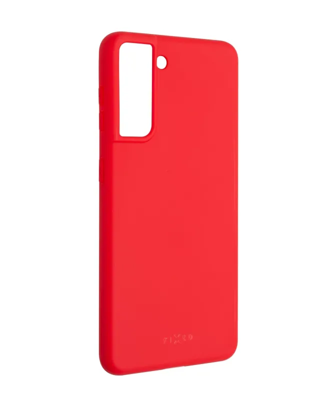 Kryt na mobil FIXED Story pre Samsung Galaxy S21 červený