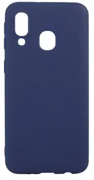 Kryt na mobil Epic Silk Matt Case pre Samsung Galaxy A40 - tmavomodrý