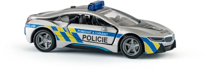 Kovový model Siku Super česká verzia - polícia BMW i8 LCI