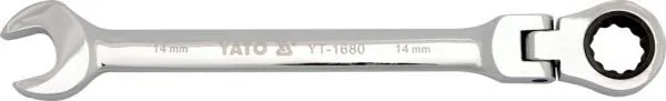 Kľúč YATO Kľúč očkoplochý račňový 11 mm s kĺbom