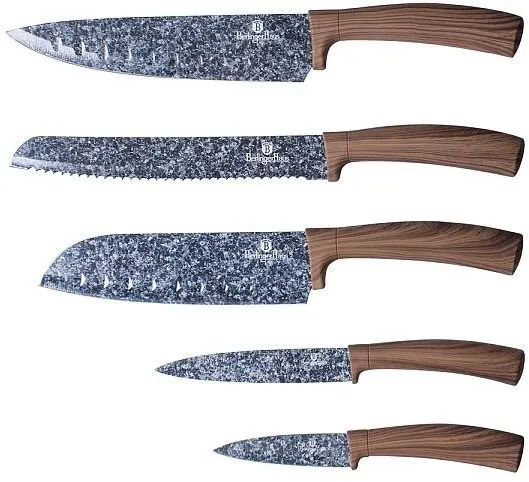 Sada nožov BerlingerHaus Sada nožov v stojane nerez 6 ks Forest Line BH-2160