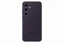Kryt na mobil Samsung Galaxy S24 Silikónový zadný kryt Dark Violet