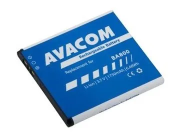 Batéria pre mobilný telefón Avacom pre Sony Ericsson Li-Ion 3,7 V 1750mAh (náhrada BA800)