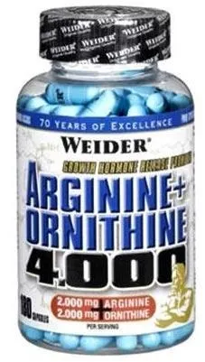 Aminokyseliny Weider Arginine + Ornithine 4000 180 kapsúl