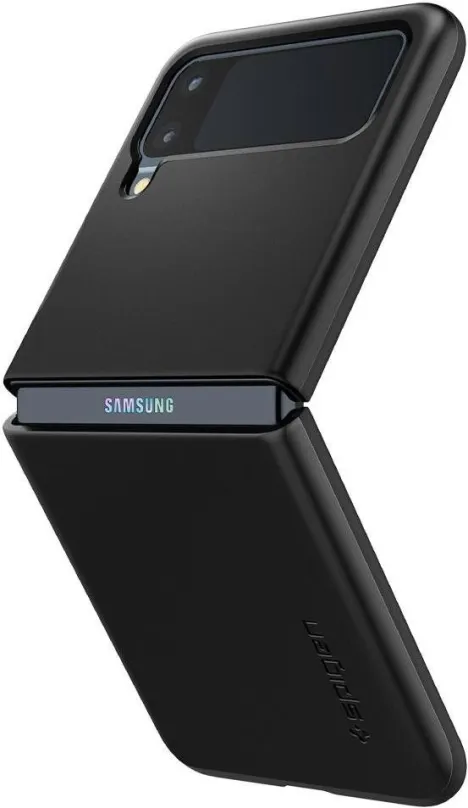 Kryt na mobil Spigen Thin Fit Black Samsung Galaxy Z Flip3 5G, pre Samsung Galaxy Z Flip3