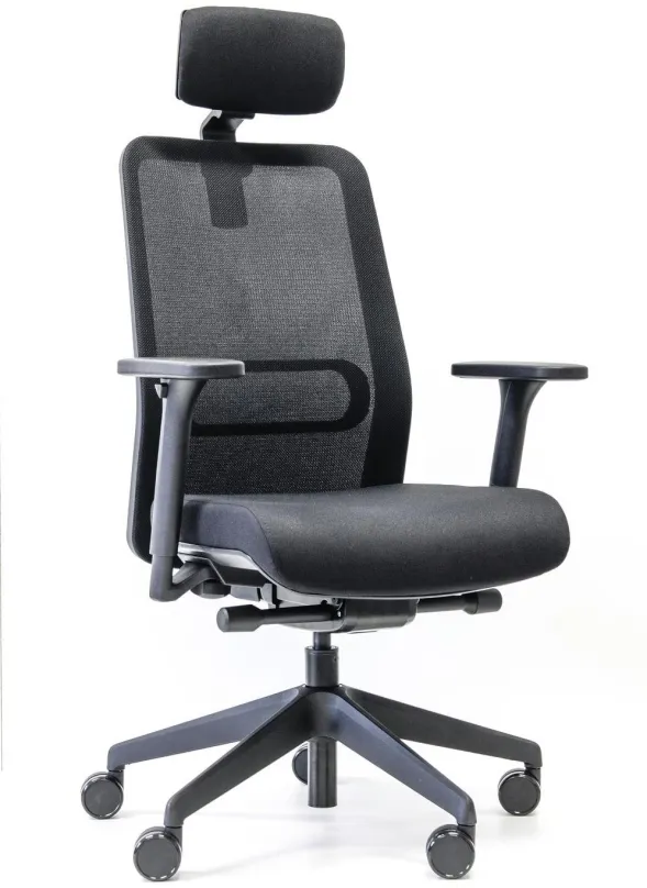 Kancelárska stolička EMAGRA BLOOM, čierna