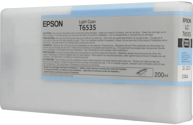 Cartridge Epson T6535 svetlo azúrová