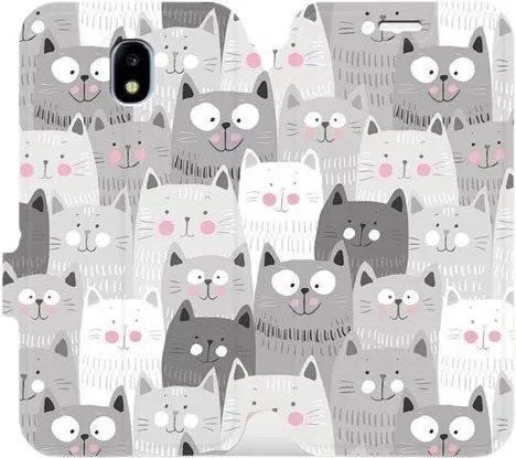Kryt na mobil Flipové púzdro na mobil Samsung Galaxy J5 2017 - M099P Mačičky