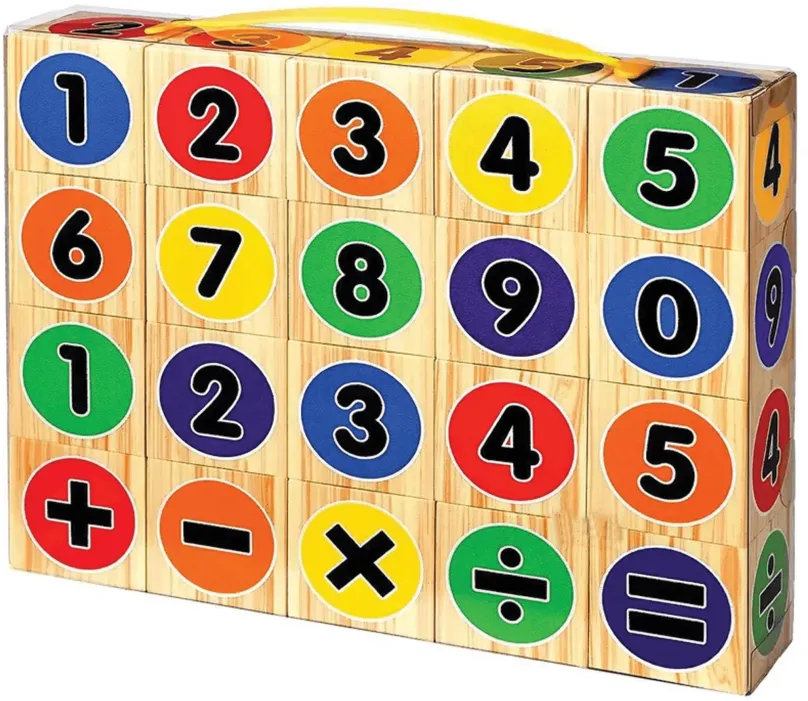 Vzdelávacia hračka Elum Vzdelávacie kocky pre výučbu matematiky