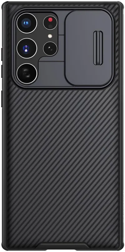 Kryt na mobil Nillkin CamShield Pre Zadný Kryt pre Samsung Galaxy S22 Ultra Black