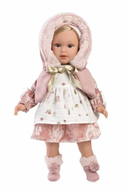 Bábika Llorens 54044 Lucia - realistická bábika s mäkkým látkovým telom - 40 cm
