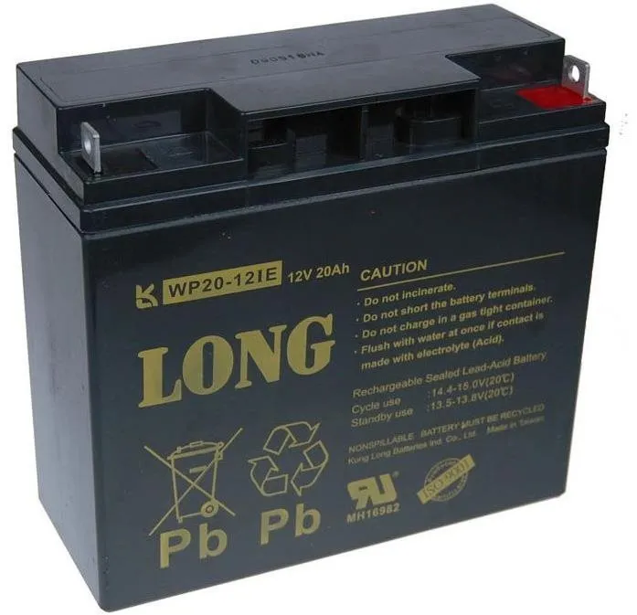 Trakčná batéria Long 12V 20Ah olovený akumulátor DeepCycle AGM F3 (WP20-12IE)