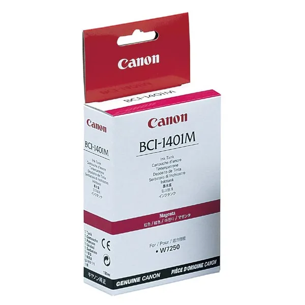 Canon originálny ink BCI1401M, magenta, 7570A001, Canon W6400D, 7250