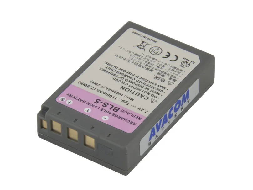 Batéria pre fotoaparát Avacom za Olympus BLS-5 Li-ion 7.2V 1100mAh 7.9Wh