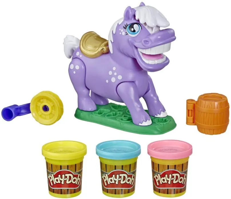 Vyrábanie pre deti Play-Doh Animal Crew Rehatajúci kôň