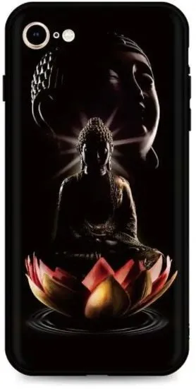 Kryt na mobil TopQ iPhone SE 2020 silikón Meditation 49302