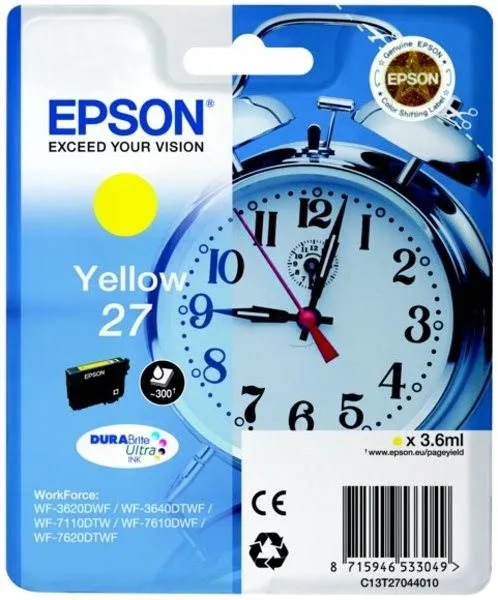 Cartridge Epson T2704 27 žltá