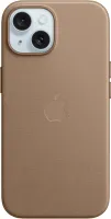 Kryt na mobil Apple iPhone 15 Kryt z tkaniny FineWoven s MagSafe dymový