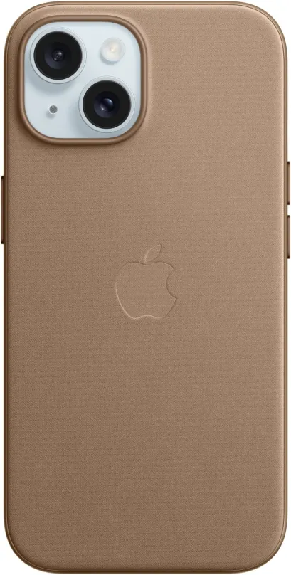 Kryt na mobil Apple iPhone 15 Kryt z tkaniny FineWoven s MagSafe listovo zelený