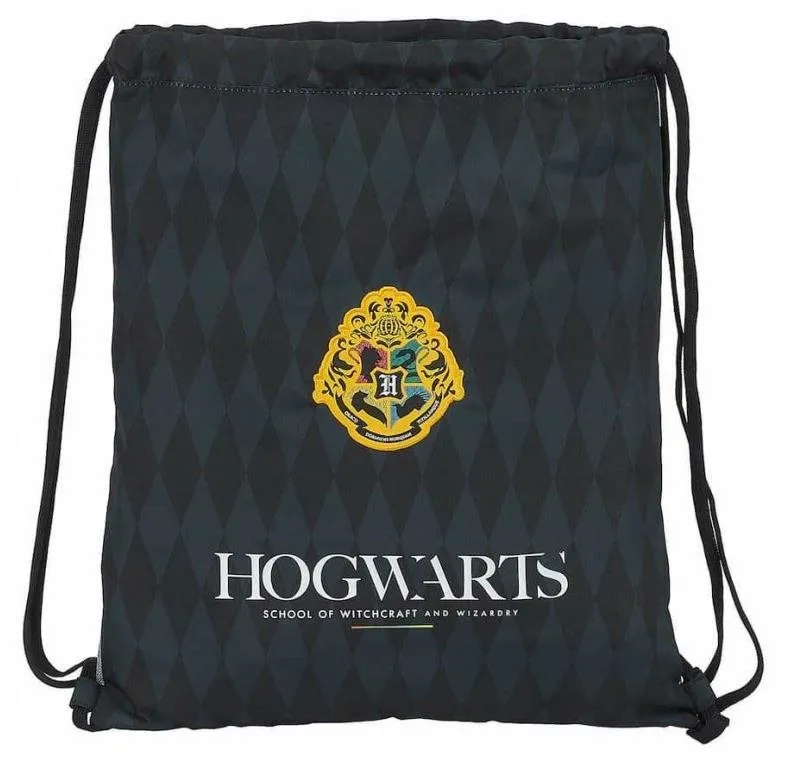 Vak na chrbát SAFTA Harry Potter: Rokfortský erb, čierny, 35 x 40 cm