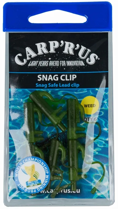 Carp´R´Us Záveska Snag Clip Weed 6ks