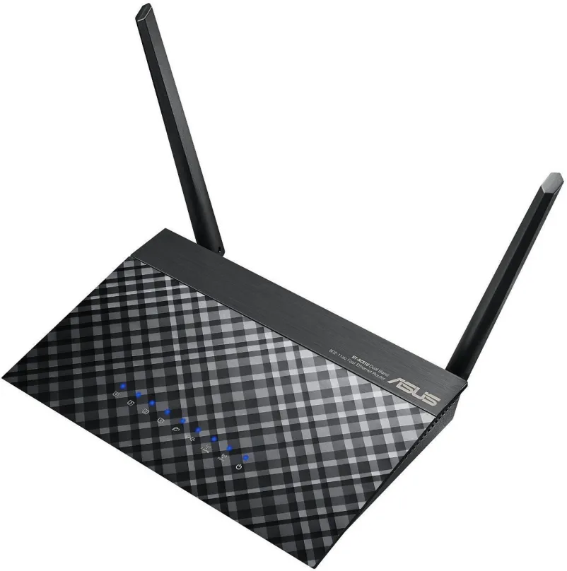 WiFi smerovač ASUS RT-AC51U, WiFi 5, 802.11 s/b/g/n/ac, až 733 Mb/s, dual-band, 4 × LAN až