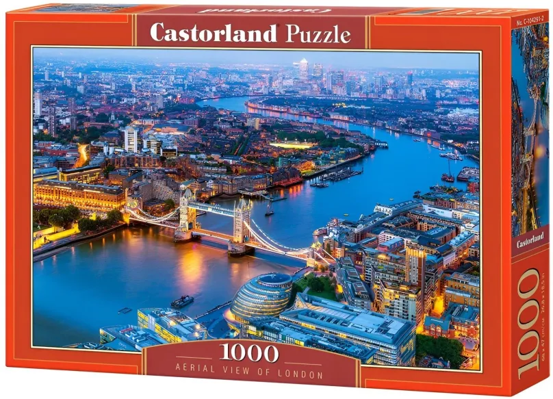 Puzzle CASTORLAND Puzzle Letecký pohľad na Londýn 1000 dielikov