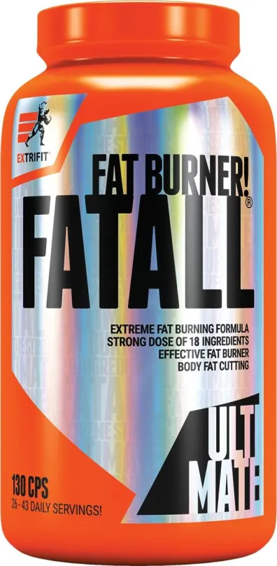 Spaľovač tukov Extrifit Fatall Fat Burner 130 kapsúl
