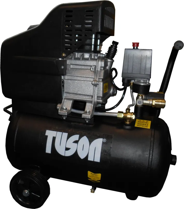 Kompresor TUSON 130002, olejový, prietok 180 l/min, nádrž 24 l, max. tlak 8 bar, hmotnosť