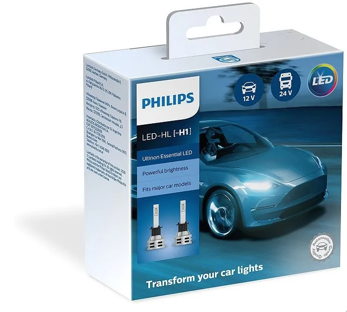 LED autožiarovka PHILIPS LED H1 Ultinon Essential 2 ks