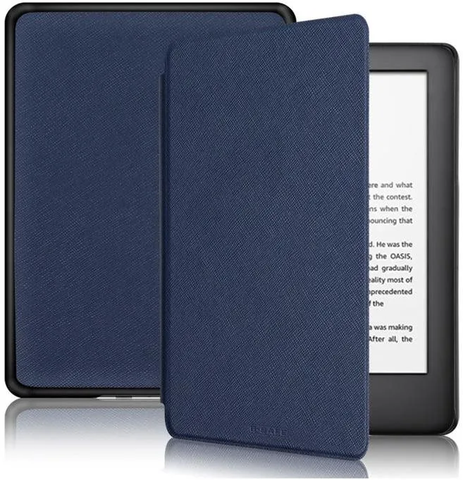 Púzdro na čítačku kníh B-SAFE Lock 3402, púzdro pre Amazon Kindle 2022, tmavo modré