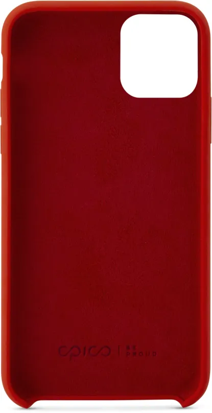 Kryt na mobil EPICO Silicone case iPhone 11 PRO červený, pre Apple iPhone 11 Pro, materiál