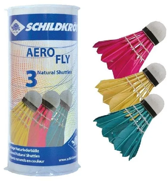 Badmintonová lopta SCHILDKROT Aero Fly 3 ks