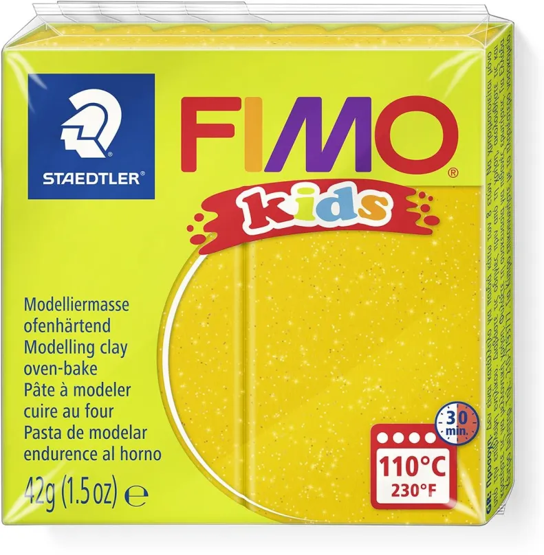 Modelovacia hmota FIMO kids 8030 42g zlatá s trblietkami
