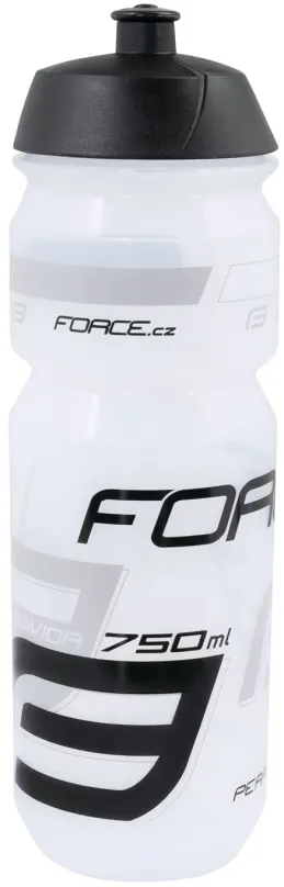 Fľaša na pitie Force Savior 0,75 l, transparentný-šedo-čierna