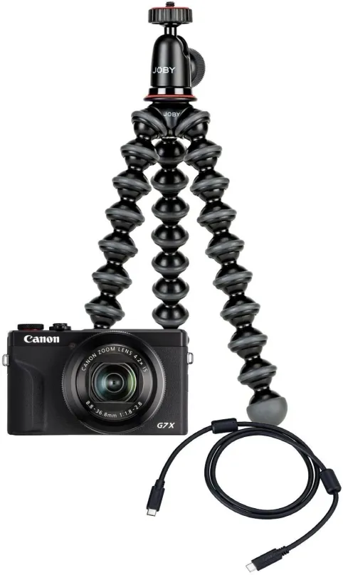 Digitálny fotoaparát Canon PowerShot G7 X Mark III Webcam Kit čierny