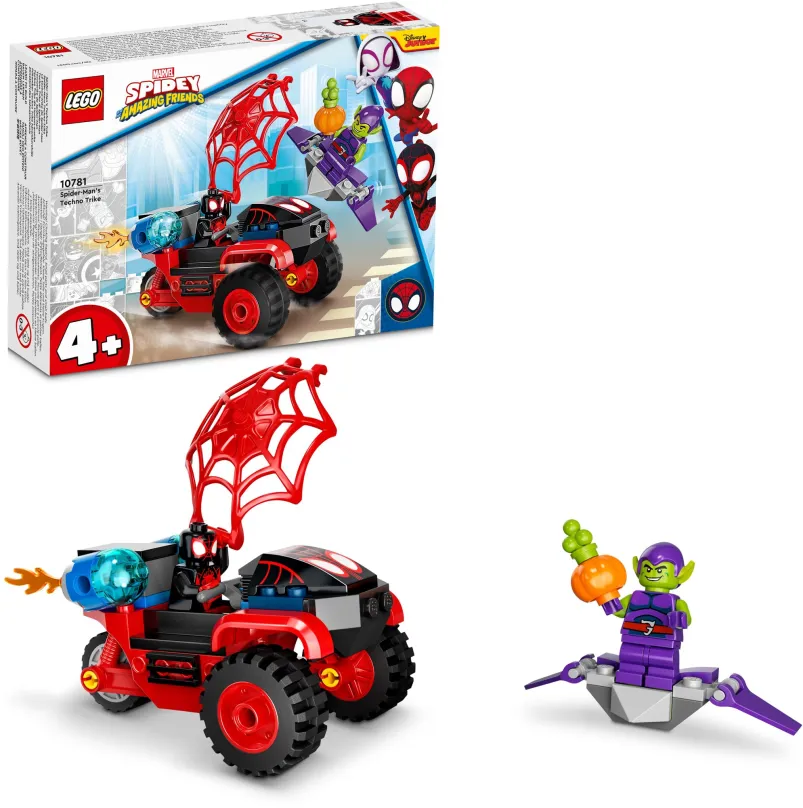 LEGO stavebnica LEGO® Marvel 10781 Miles Morales: Spider-Man a jeho techno trojkolka