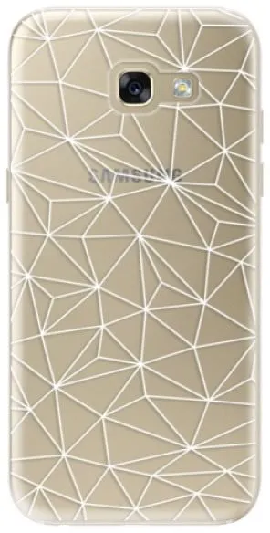 Kryt na mobil iSaprio Abstract Triangles 03 - white pre Samsung Galaxy A5 (2017)