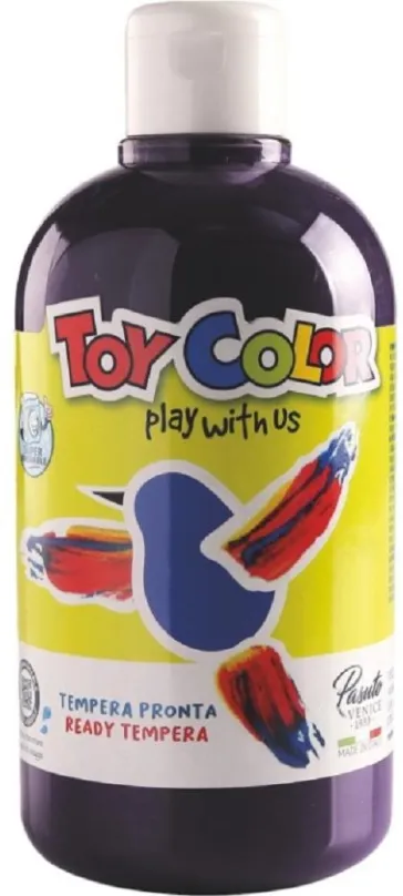 Tempery Temperová farba Toy color 500ml - čierna