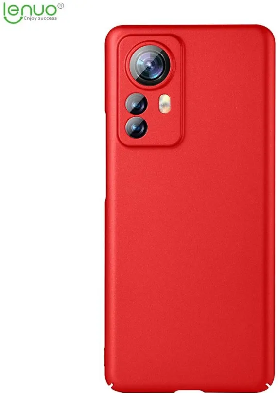 Kryt na mobil Lenuo Leshield obal pre Xiaomi 12 Pro, červená