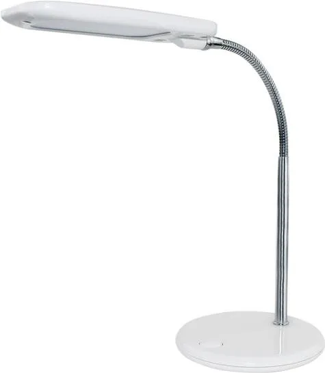 Stolná lampa LED stolná lampička s vypínačom BAZ 5W/230V/4000K/340Lm/120°/IP20, biela