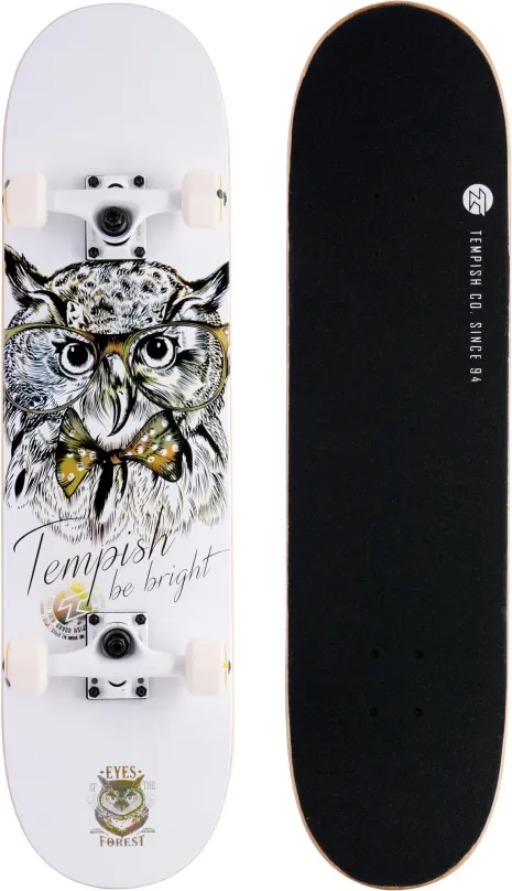 Skateboard Tempish Golden Owl, s rozmermi dosky 79 x 20 cm, ložiská ABEC 7, tvrdosť kolies