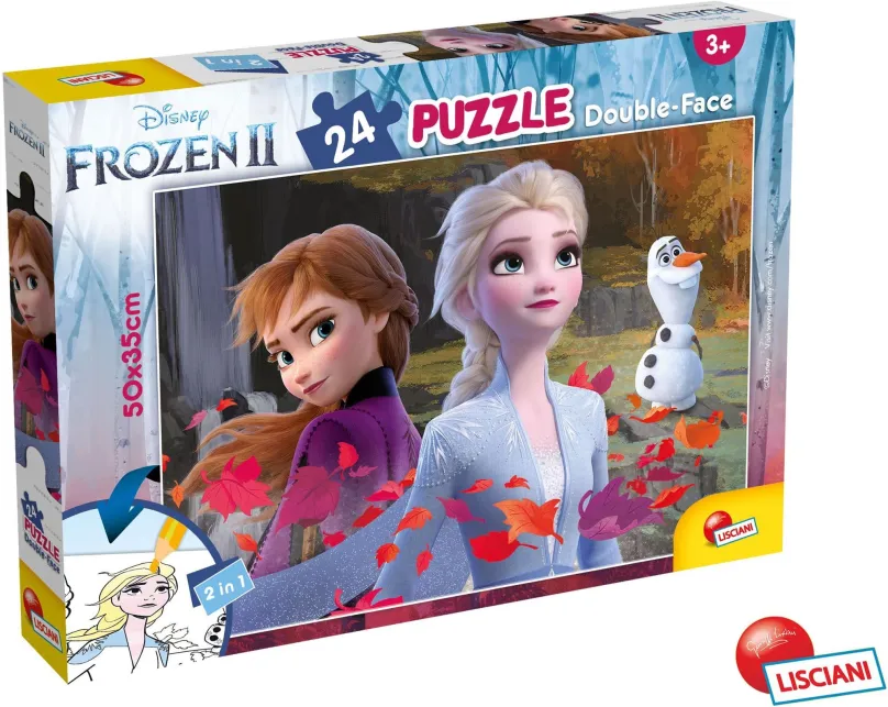 Puzzle Frozen Puzzle Double-Face 24 dielikov